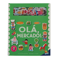 Amigos de felto: olá, mercado! livro infantil