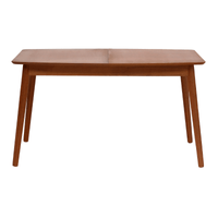 Mesa extensível 1,36 m/1,76 m x 90 cm oregon