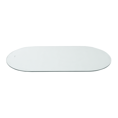 TAMPO VIDRO TEMPERADO OVAL 10 MM X 1,80 M X 90 M TRISKEL