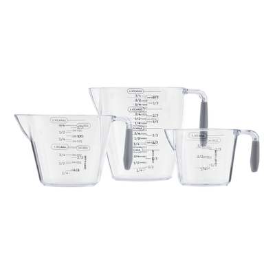 KIT COM 3 JARRAS MEDIDORAS PRATIC