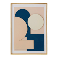 Quadro i 70 cm x 50 cm geodimensional