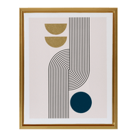 Quadro ii 30 cm x 24 cm gold path