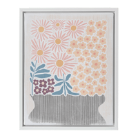 Quadro ii 30 cm x 24 cm flowers