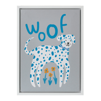 Quadro 30 cm x 22 cm dog woof