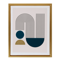 Quadro i 30 cm x 24 cm gold path