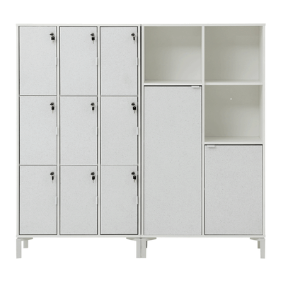 CONJ 2 ARMÁRIOS C/LOCKER E 2P SLEEK