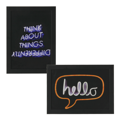 KIT QUADROS C/2 HELLO/DIFFERENT