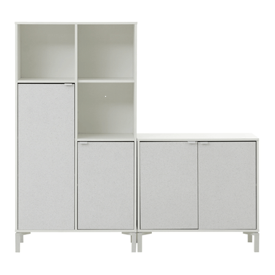CONJ. 2 ARMÁRIOS 4P/3 NICHOS SLEEK