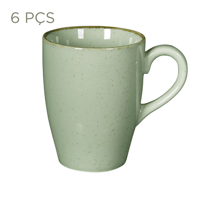 JOGO DE CANECAS 350 ML C/6 PEÇAS FINEST