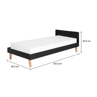 CAMA DE SOLTEIRO 88 CM LIN