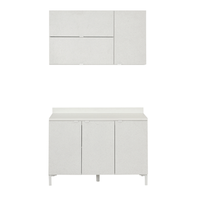 CONJ. DE COZINHA SLEEK 3 PÇS 6 PORTAS