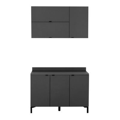 CONJ. DE COZINHA 2P. BAS/3P 3 PÇS SLEEK