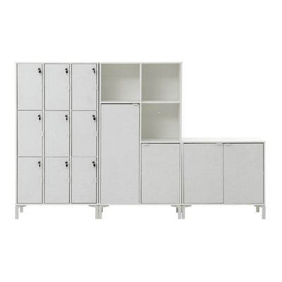CONJ. 3 ARM LOCKER/ALTO/BAIXO SLEEK