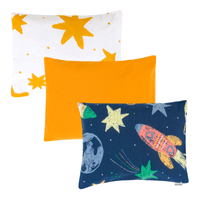 Kit com 3 fronhas infantil 30 cm x 40 cm via lúdica