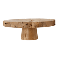 Prato para bolo com pé 30 cm cafezal