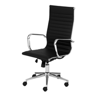 Cadeira escritório alta com braços nordi