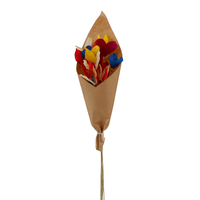 Arranjo com 20 flores flor de capim