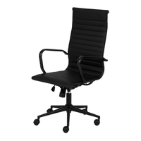 Cadeira escritório alta com braços nordi