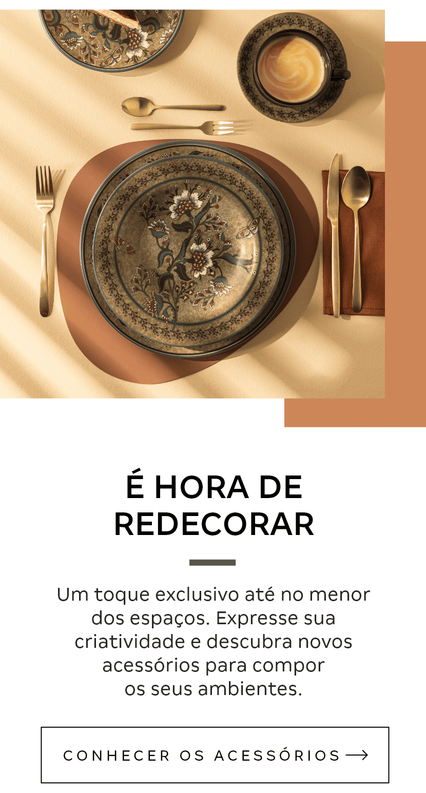 Bloco Acessórios - É HORA DE REDECORAR