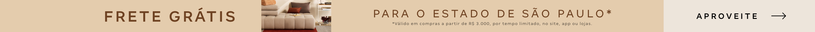 Faixa Frete Grátis SP