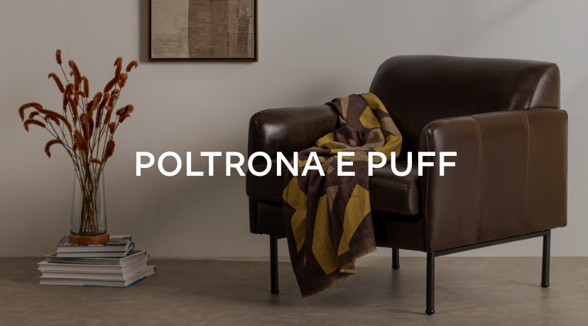 Poltrona e puff