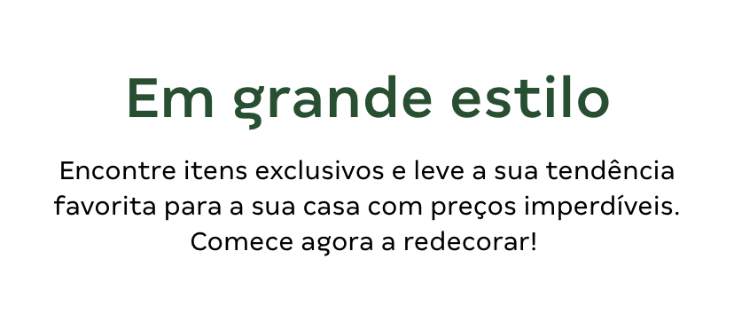 Texto - Em grande estilo