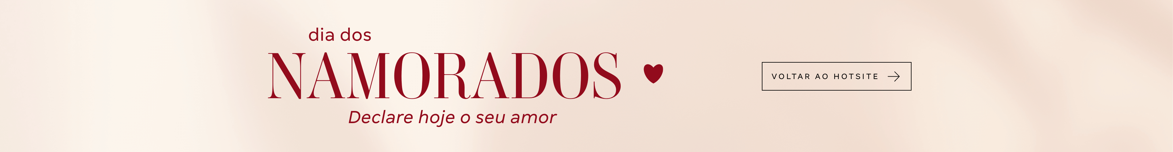 Banner Topo para a página de produtos - Dia dos Namorados