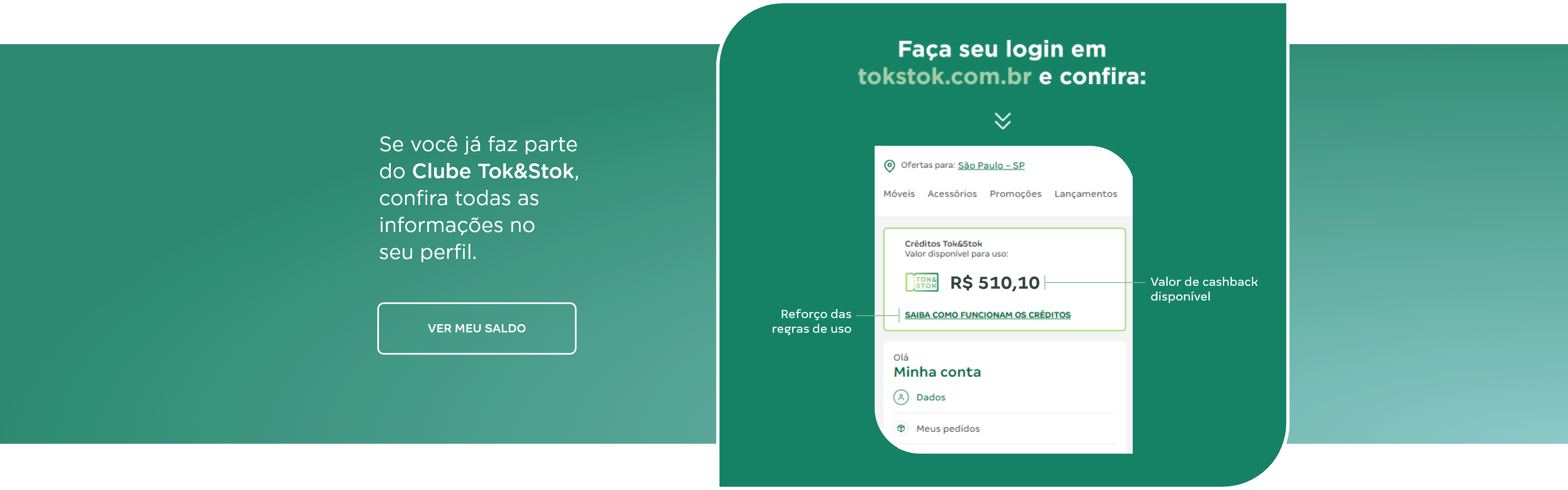 Ver meu saldo
